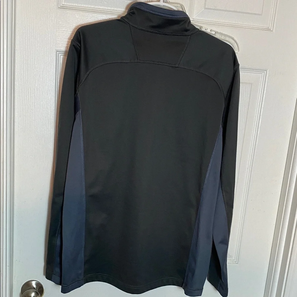 The North Face Black and Grey Half-Zip Pullover Jacket Top Size Large